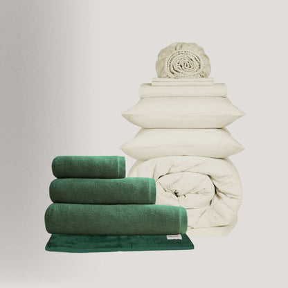 Complete Bed Linen Set + Towel Set