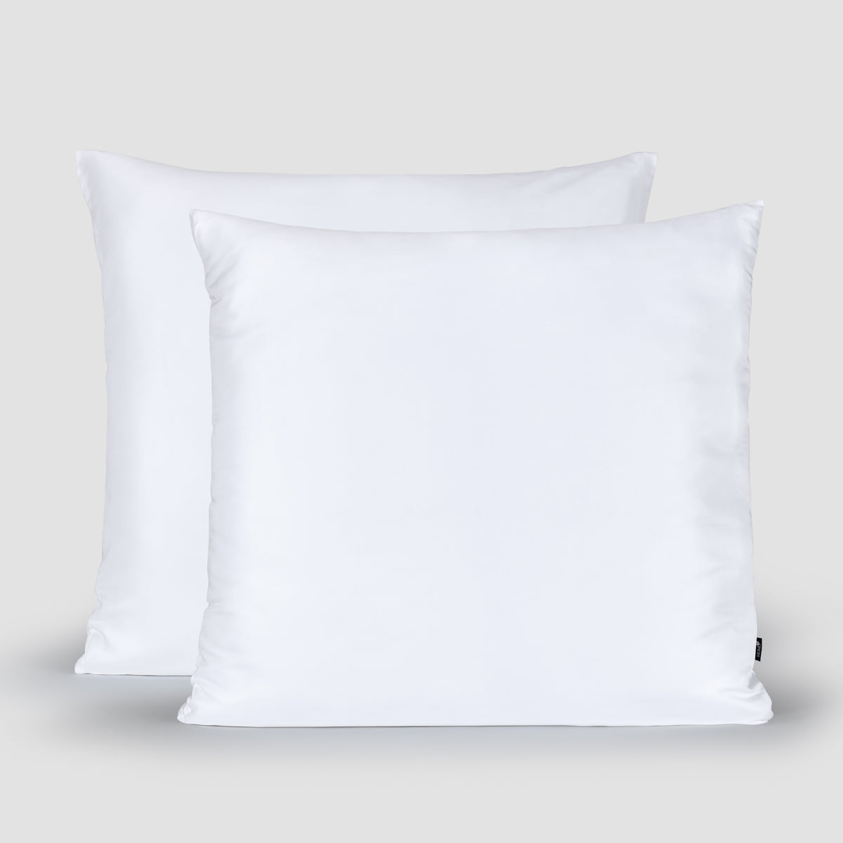 Fronha 100% bambu Momo Cotton cor Branco 80x80 cm – toque ultra macio e acabamento acetinado, sustentável e respirável